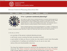 Tablet Screenshot of personcenteredplanning.org